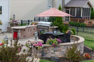 outdoor kitchens